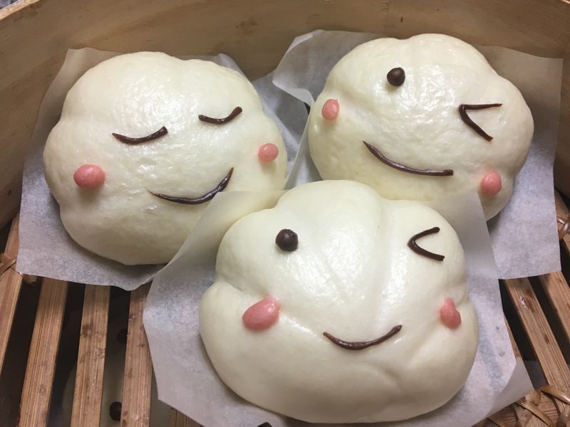 表情雲朵饅頭😊😌😉