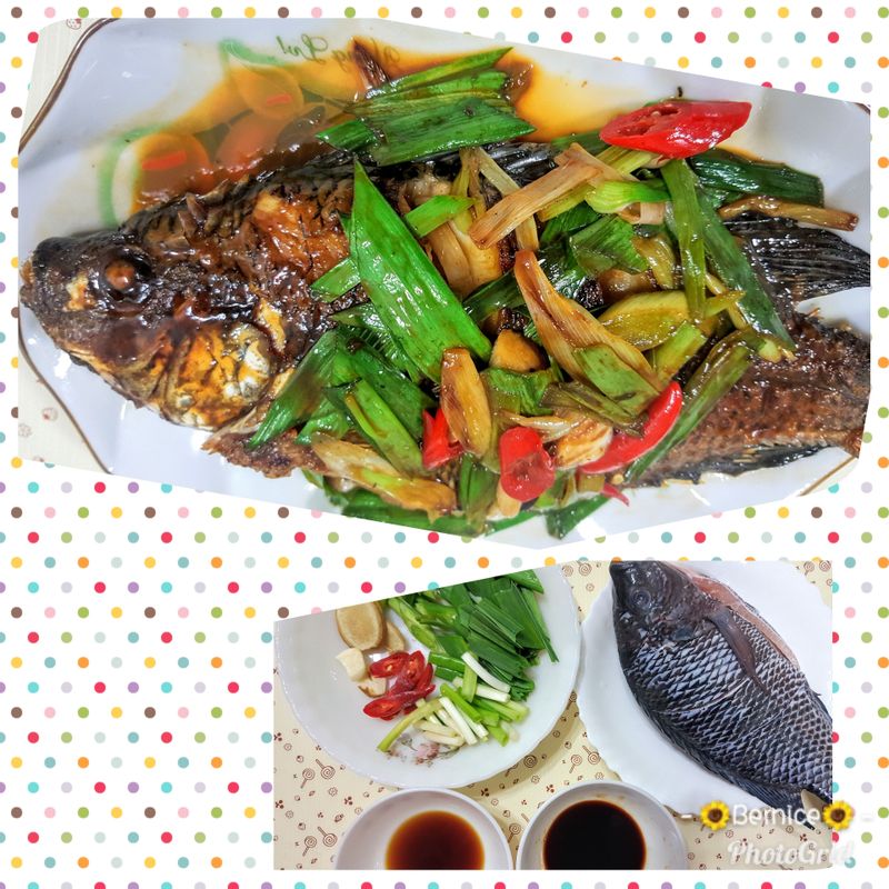 蒜燒吳郭魚