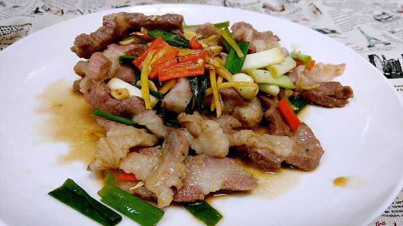 蔥爆豬肉