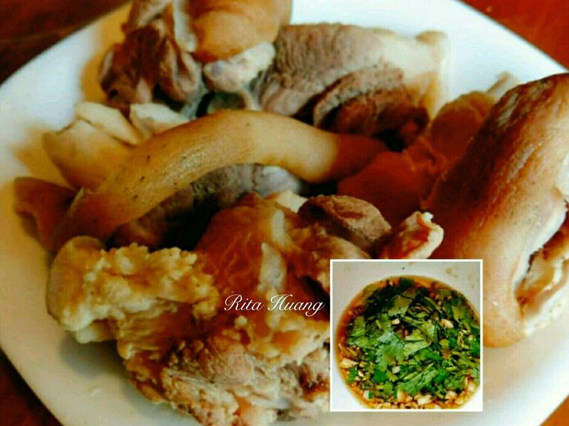 白水豬腳+沾醬