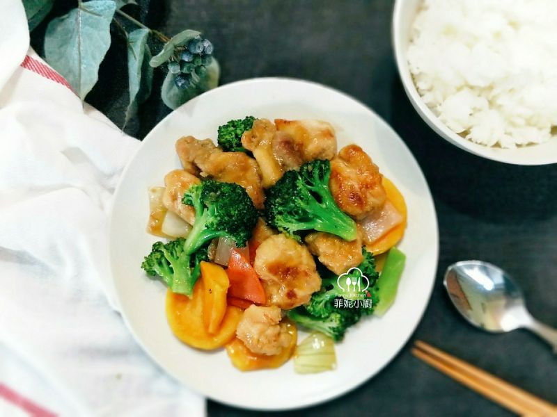 黑醋雞肉蔬食