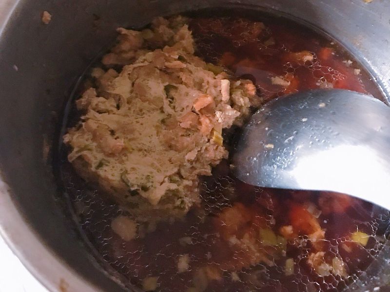 蔥燒獅子頭