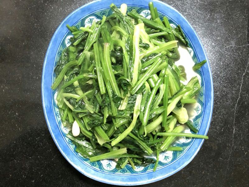 古早味豬油炒A波菜