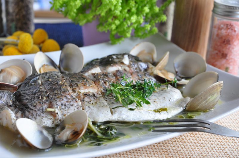 香料奶油紙包魚