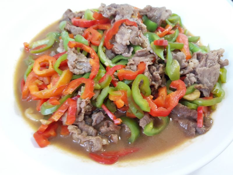 雙椒炒牛肉
