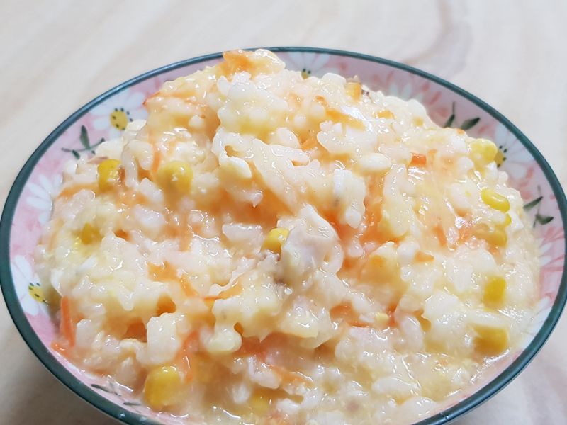 奶油蘿蔔鯛魚粥