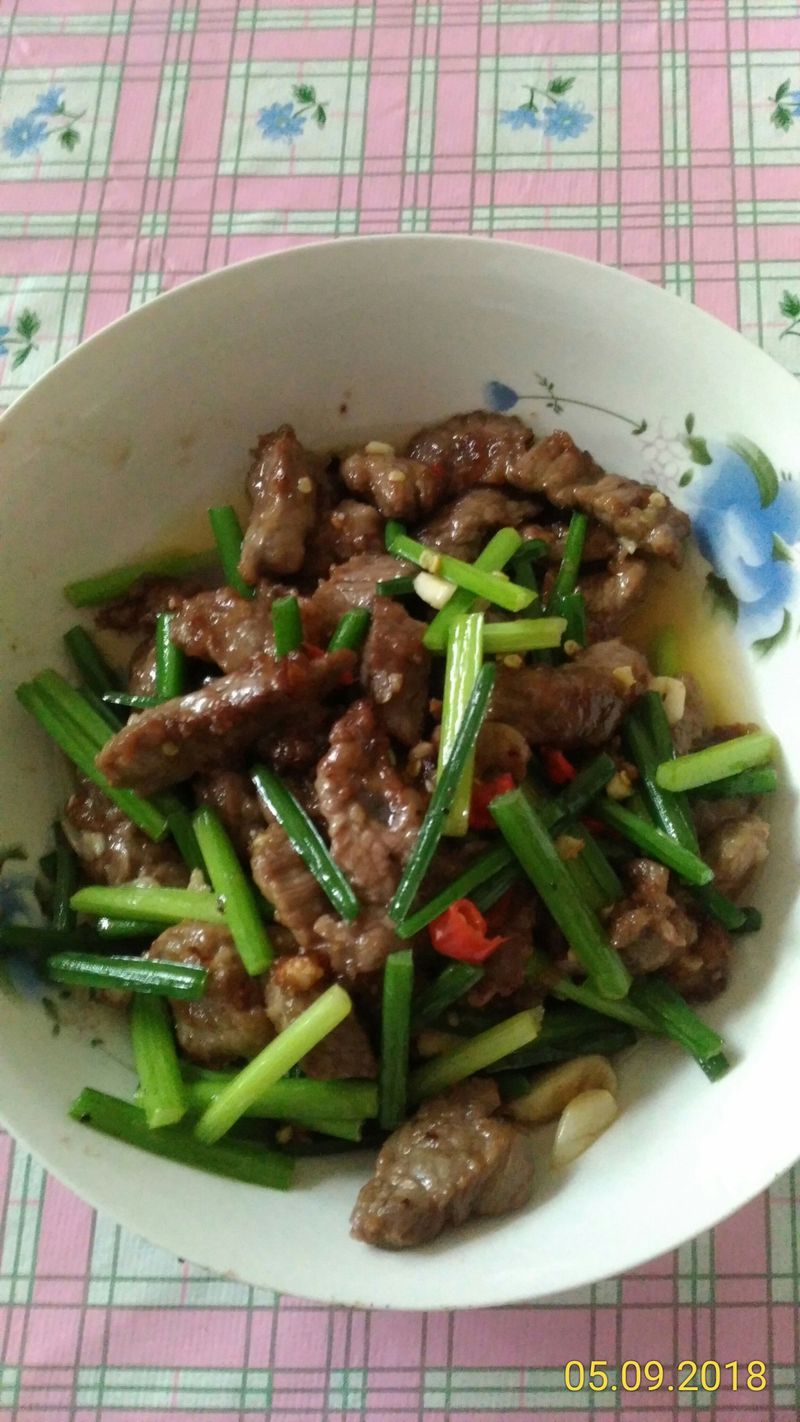 韭菜牛肉絲