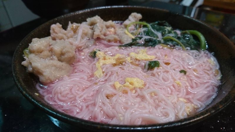 莧菜肉羹麵線