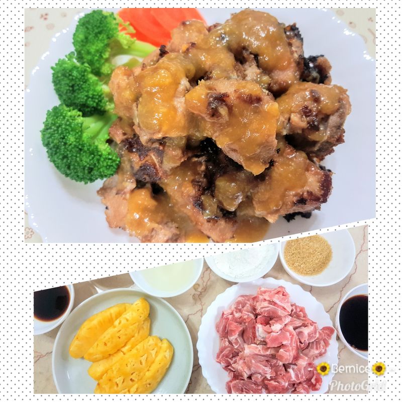 鳳梨醬汁排骨