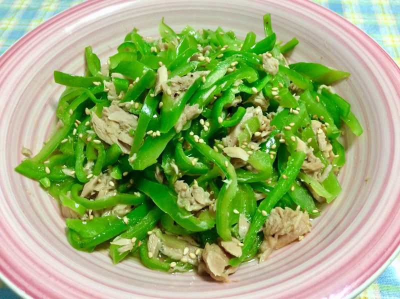 lanni 鮪魚青椒(微波版)