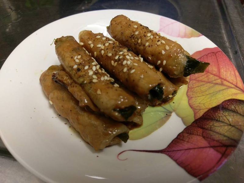 照燒蔥肉捲