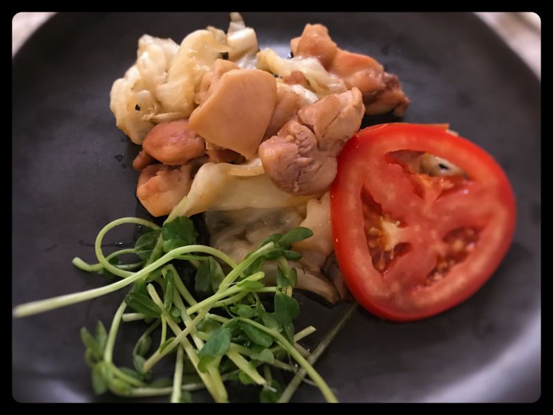 照燒高麗菜雞肉(露營OK)