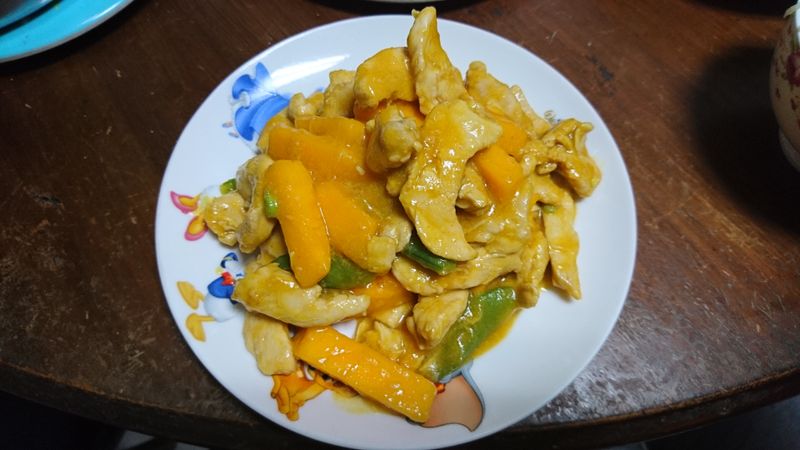 肉桂芒果雞柳