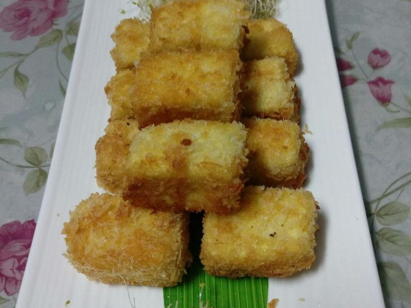 かにの揚出豆腐