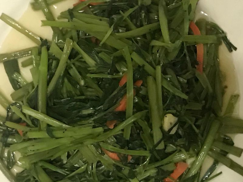 清炒空心菜(黑胡椒調味)