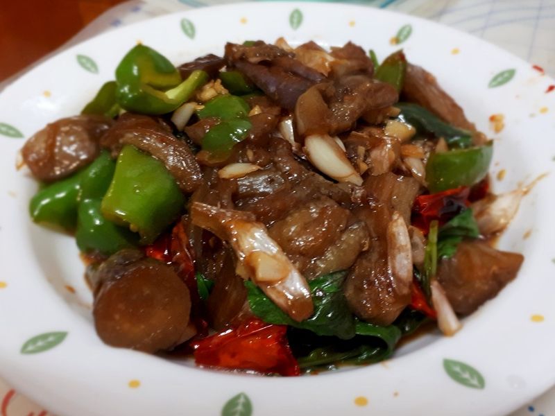 辣炒茄子