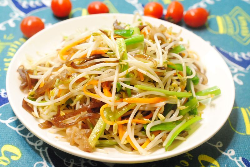 炒綠豆芽
