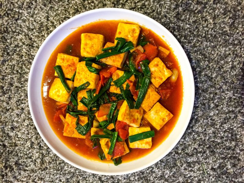 蕃茄炒豆腐