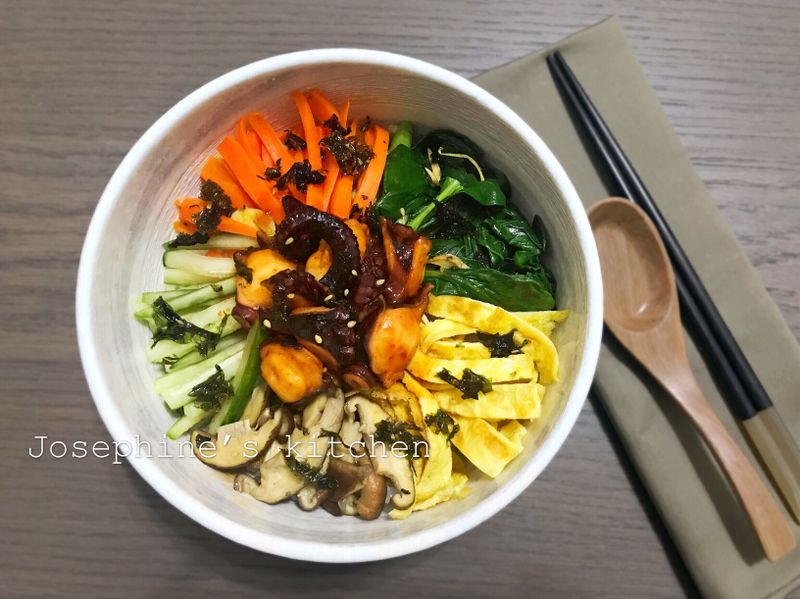 韓式章魚拌飯