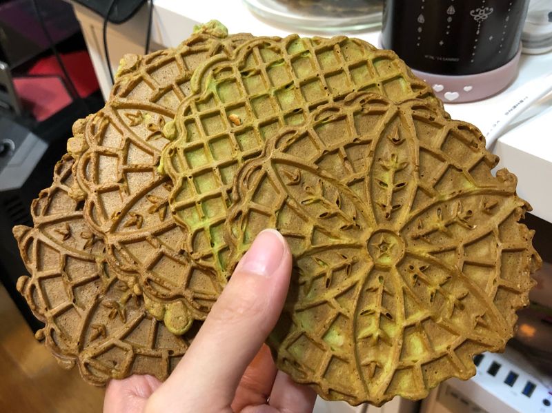 抹茶蕾絲餅