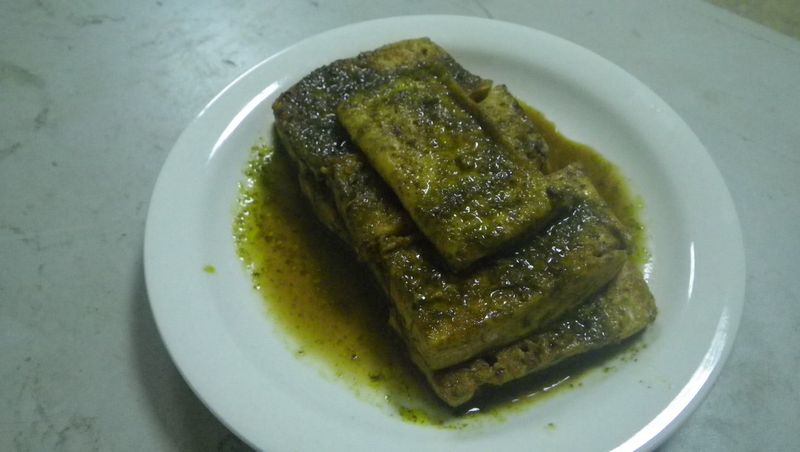 香椿煎豆腐