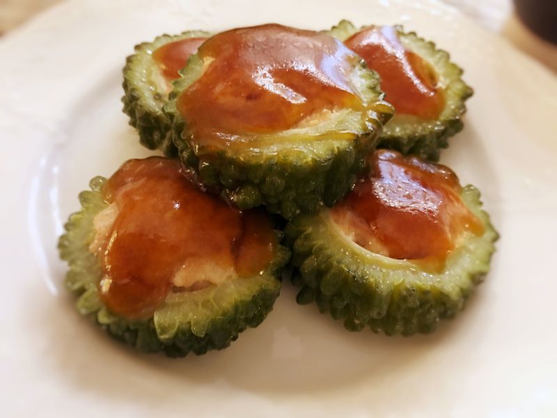 苦瓜鑲肉 (露營OK)