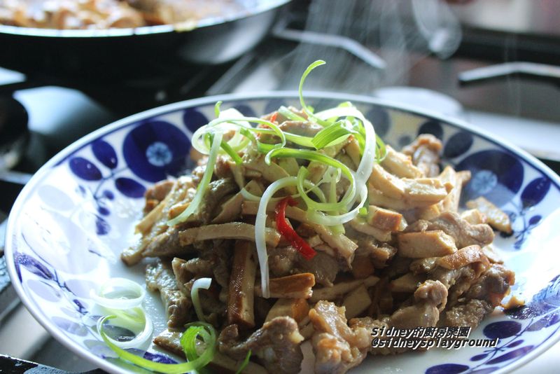 豆干炒肉絲