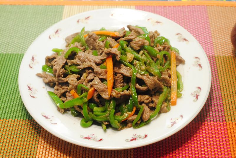 青椒牛肉