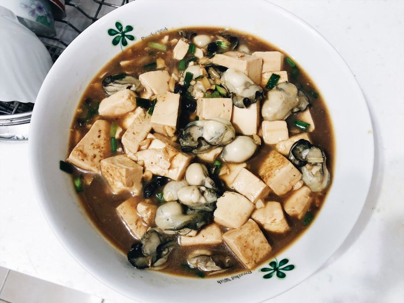 豆腐鮮蚵(嫩豆腐豆豉鮮蚵)