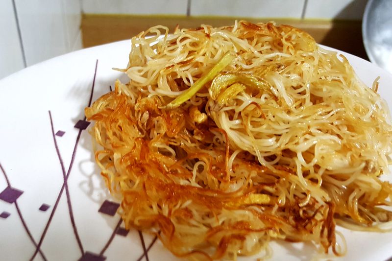 麻油煎麵線