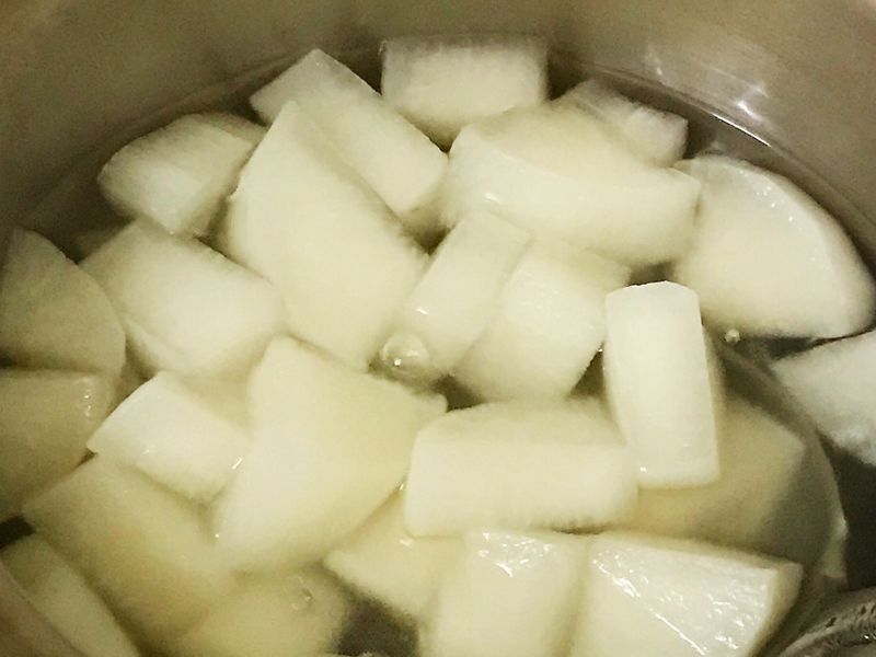。菜頭湯。