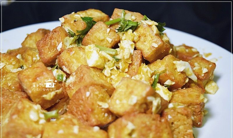 金沙臭豆腐,首選下酒菜