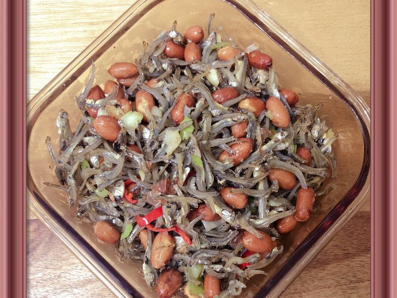 小魚乾花生
