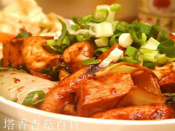 塔香杏菇百頁