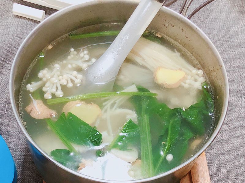 薑片鱸魚湯
