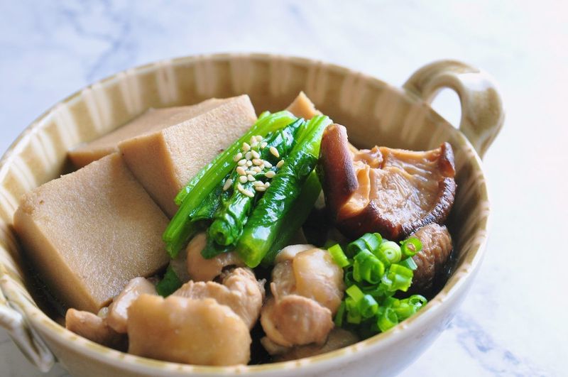 (高野)豆腐雞肉煮物
