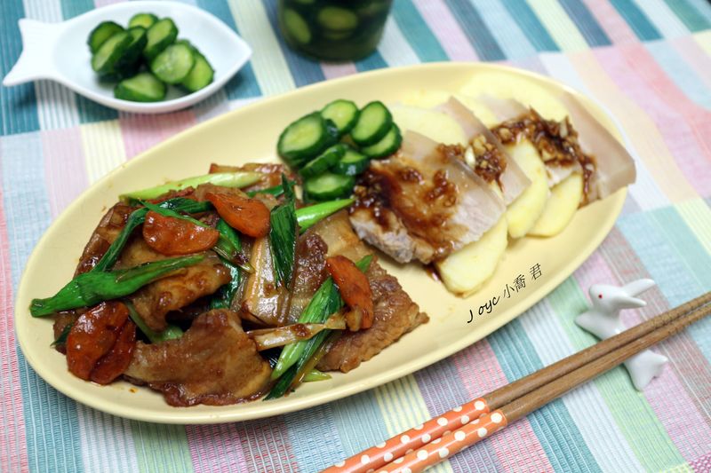 回鍋肉雙拼