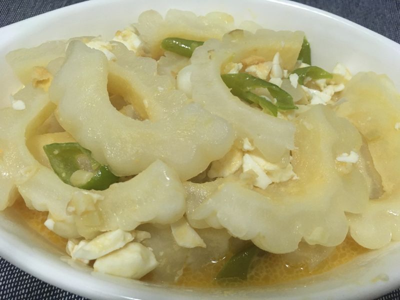 鹹蛋炒苦瓜