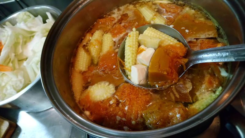 南瓜豆腐湯