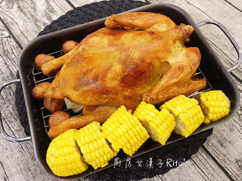 香草烤全雞