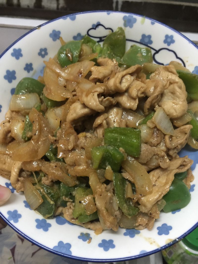 青椒炒肉絲