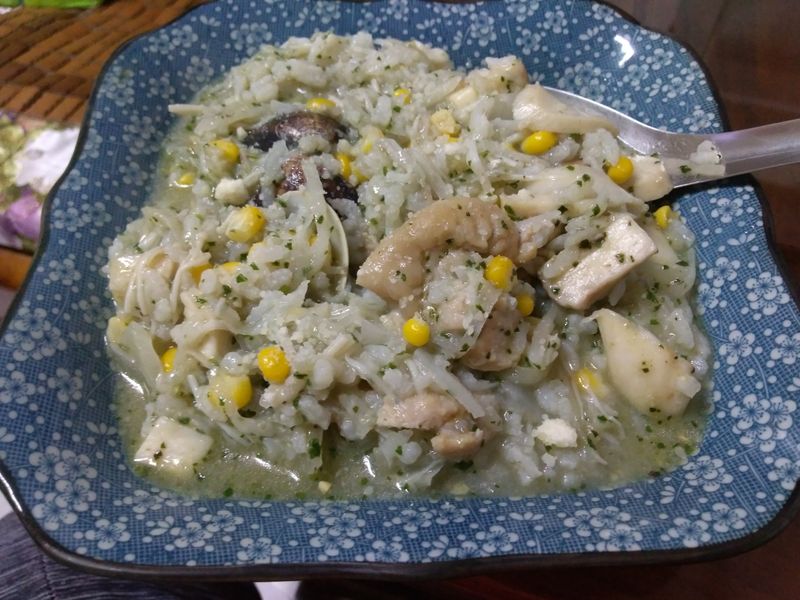 青醬雞肉燉飯