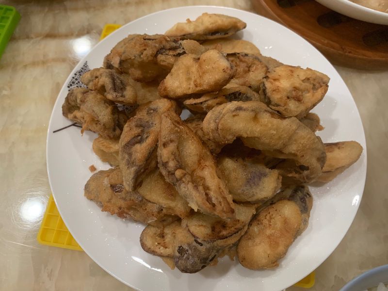 炸茄子（炸香菇）