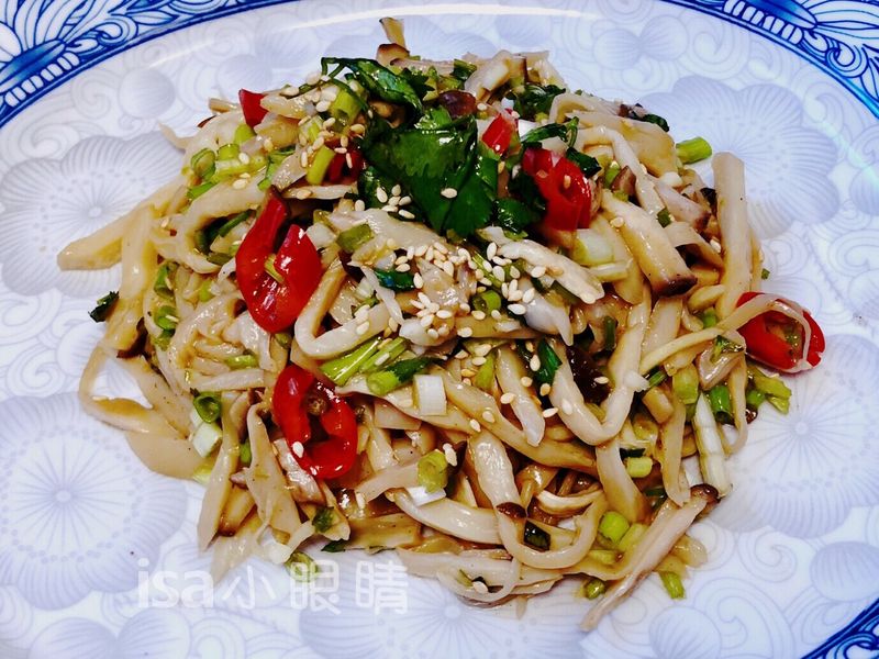 涼拌杏鮑菇絲