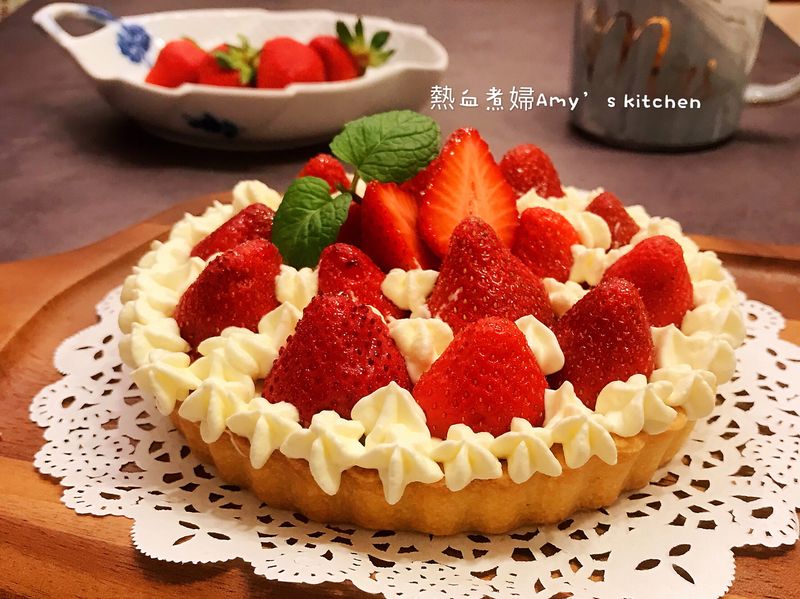 夢幻點心~草莓🍓鮮奶油塔