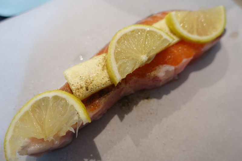 檸檬奶油鮭魚
