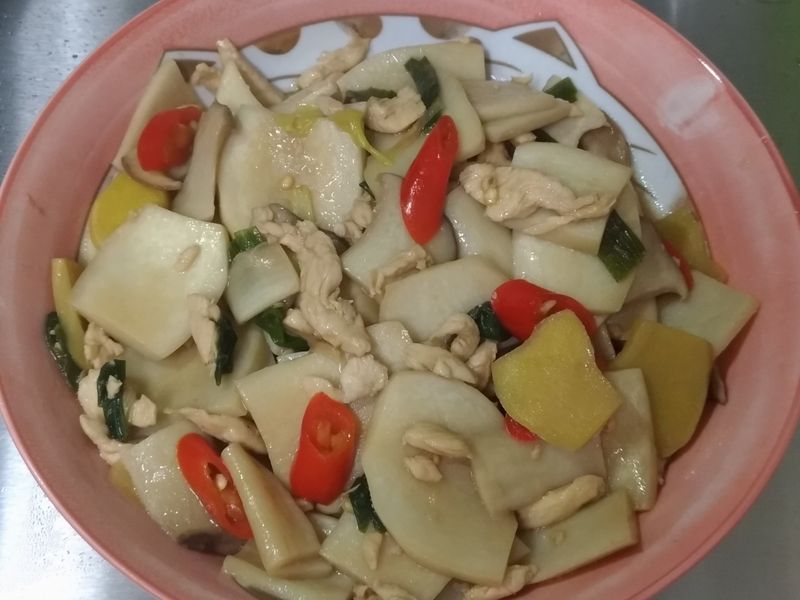 杏鮑菇雞柳