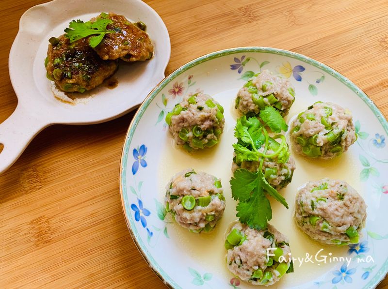 四季豆肉丸子雙拼(便當菜)