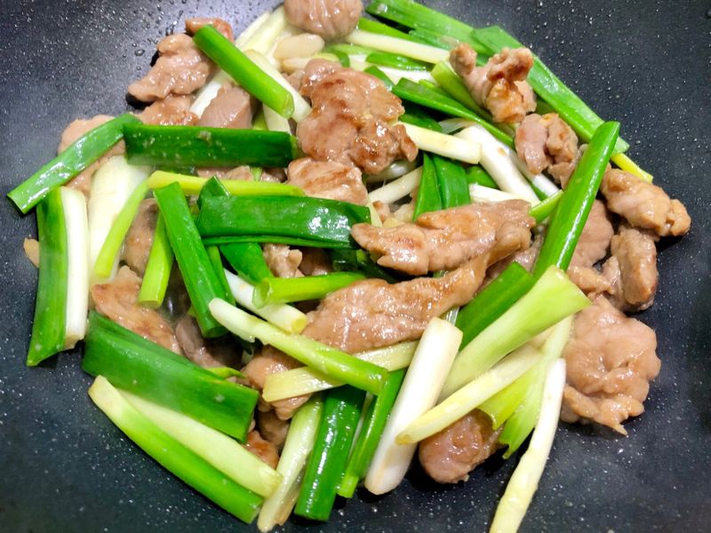 蔥爆里肌