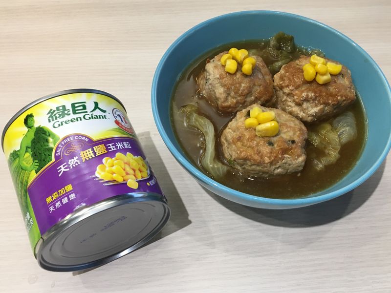 玉米獅子頭
